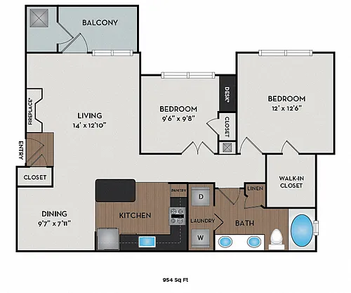 Floor plan The Nashoba