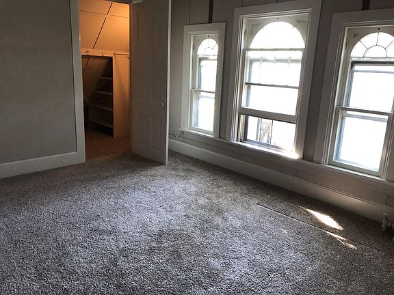 Bedroom 2. All wood strips to be painted to match walls.