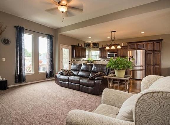 The main floor is so open and bright.  Great light from many windows!