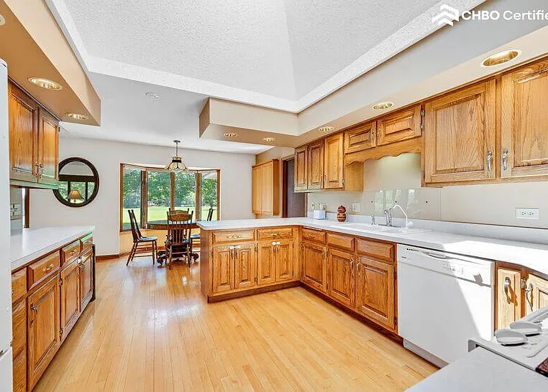 Ample cabinet capacity, stocked with everything you need