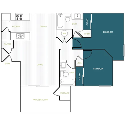 Floor plan 2X2