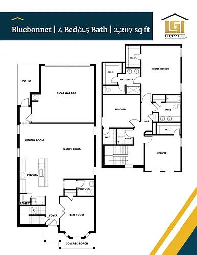 Floor plan Bluebonnet