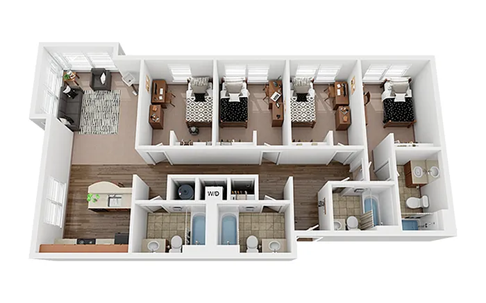 Floor plan The Franklin Platinum