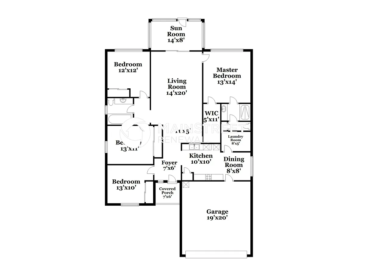 Floor Plan - 14523 Wake Robin Dr