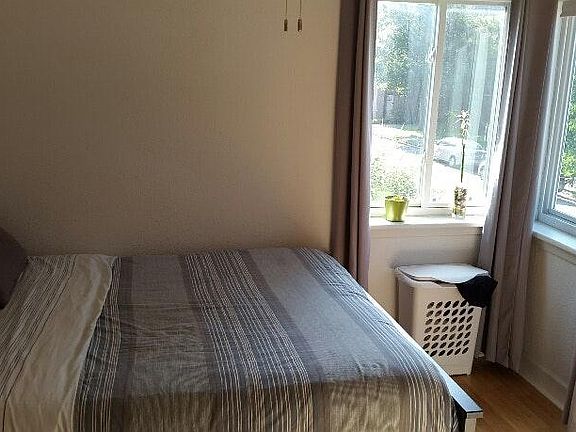 Bedroom with good sized closets