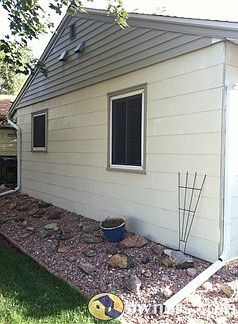 Current view front yard rock border 8/7/13