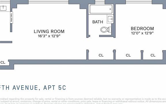 2nd image of 45 5th Ave APT 5C