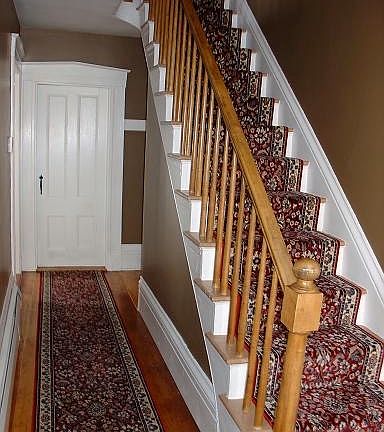 Interior hall and stairs