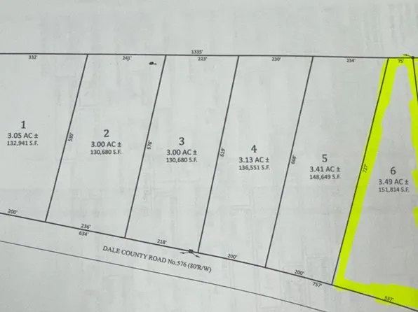 LOT 6 County Rd S #576, Headland, AL 36345