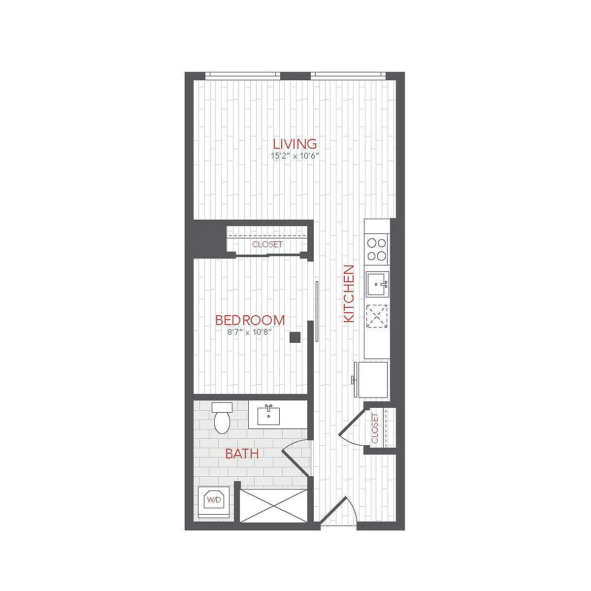 Floor plan LOFTS STUDIO Flex I