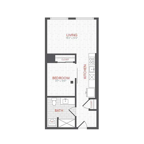 Floor plan LOFTS STUDIO Flex I