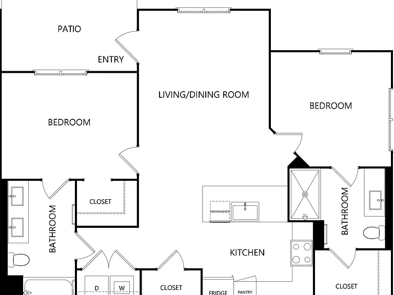 B1.1 floor plan The Senary by Allaso