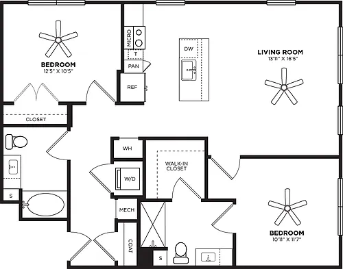 Floor plan B3 No Balcony