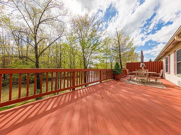 First floor walkout deck