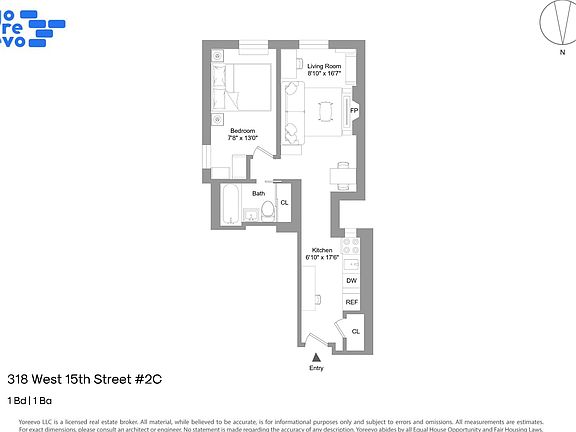 2nd image of 318 W 15th St APT 2C