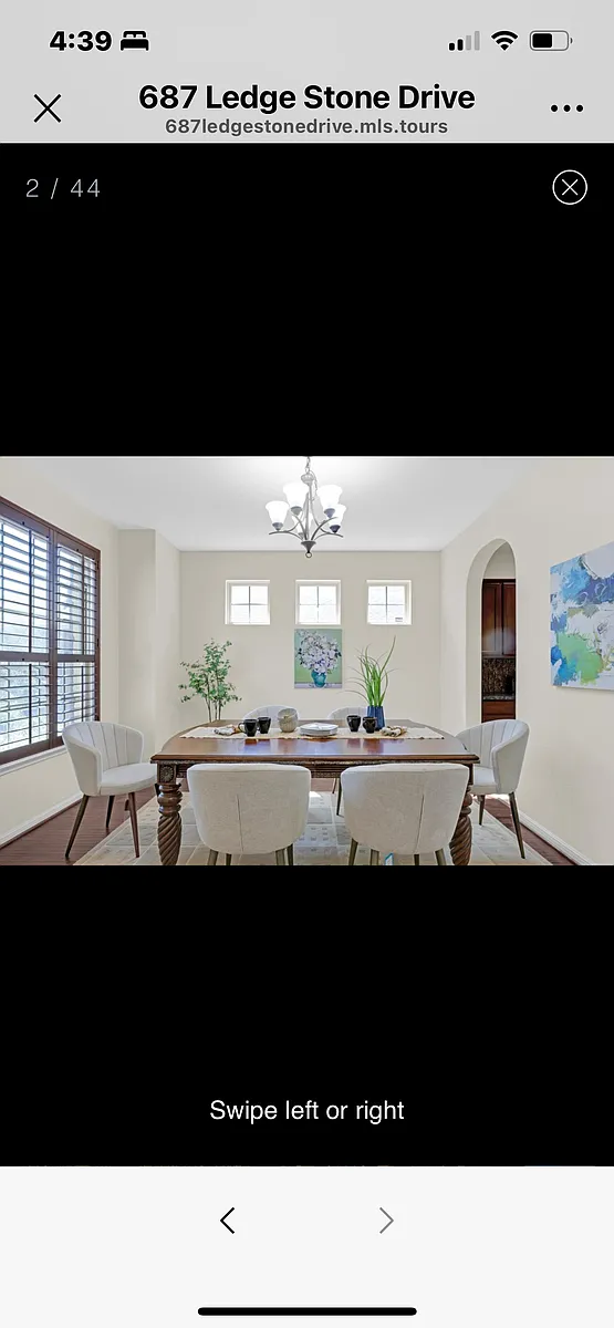 Dining room - 687 Ledge Stone Dr
