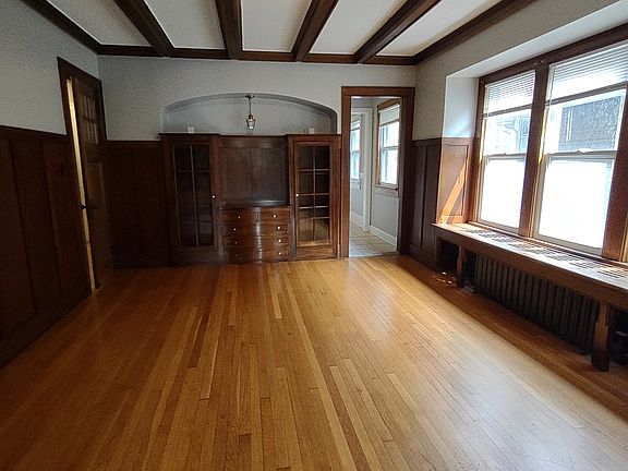 Formal dining room with beautiful built in