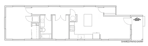 Floor plan 1x1 - 798 sqft - A3