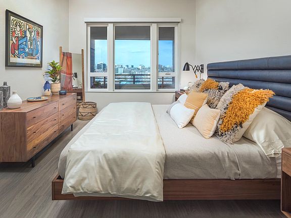 Spacious Bedroom with oversized windows
