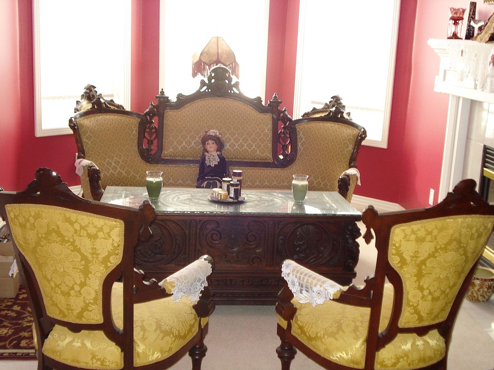 Bay window in living room