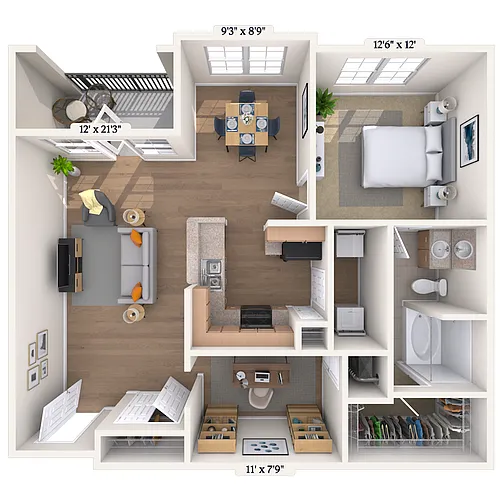 Floor plan 11B