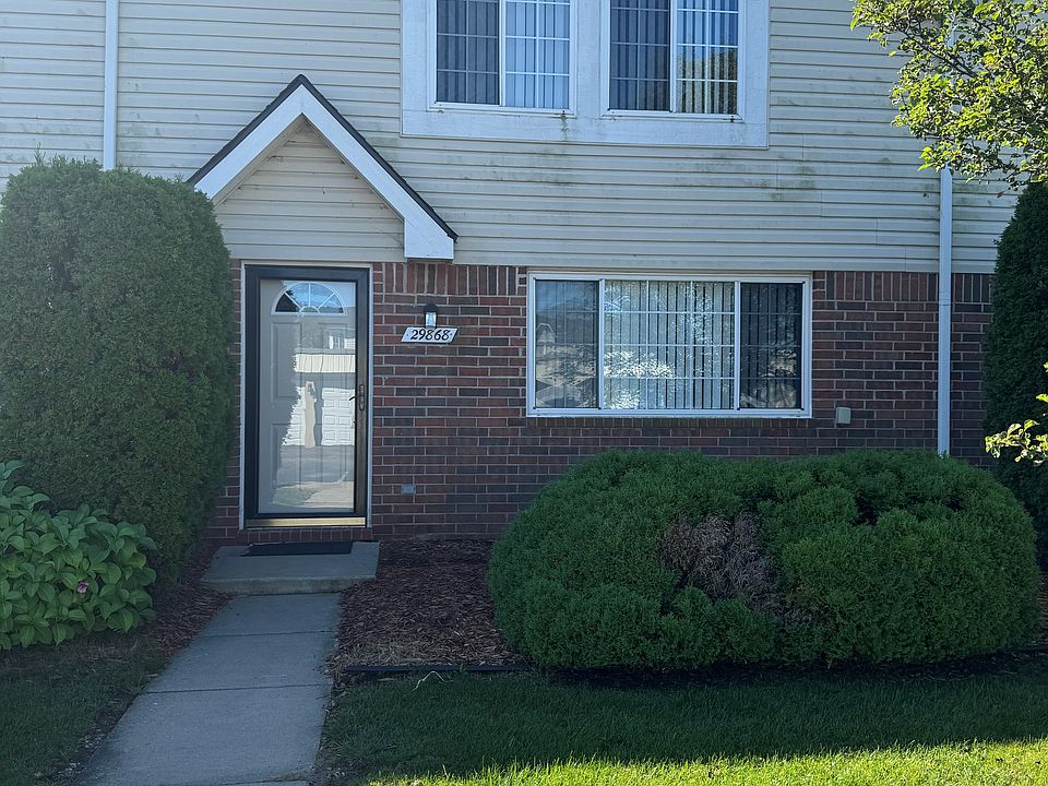 Outside with private patio