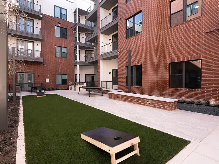 Community Courtyard With Entertainment