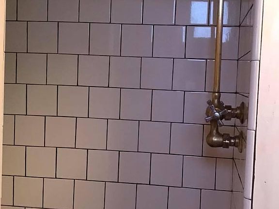 fully tiled shower