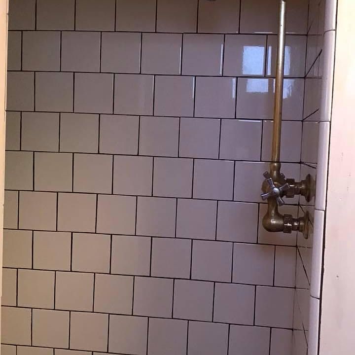 fully tiled shower