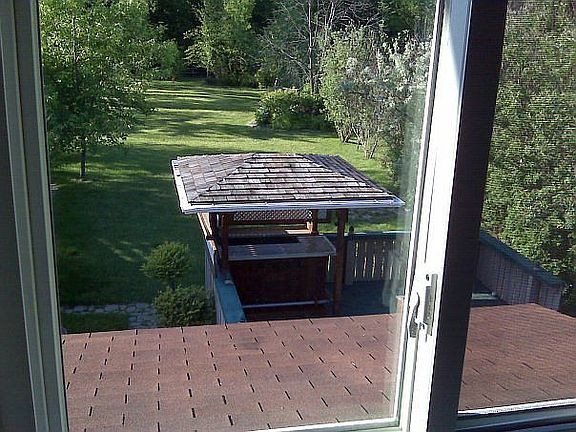 From upstairs bedroom