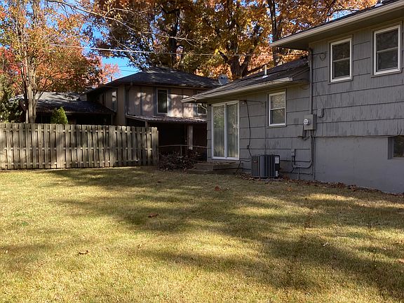 Spacious fenced backyard