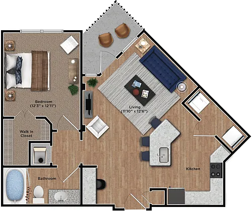 Floor plan 1D
