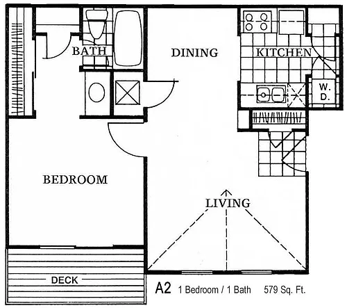 Floor plan One Bedroom
