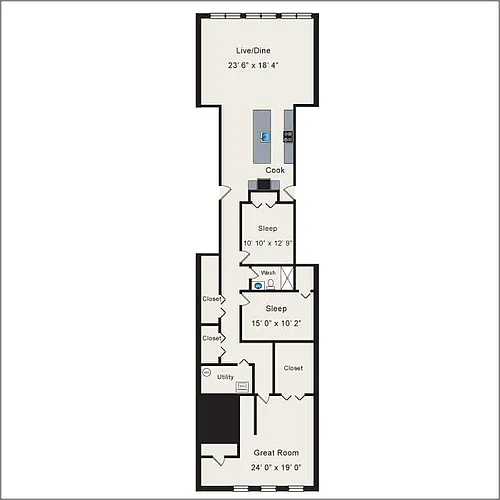 Floor plan B1