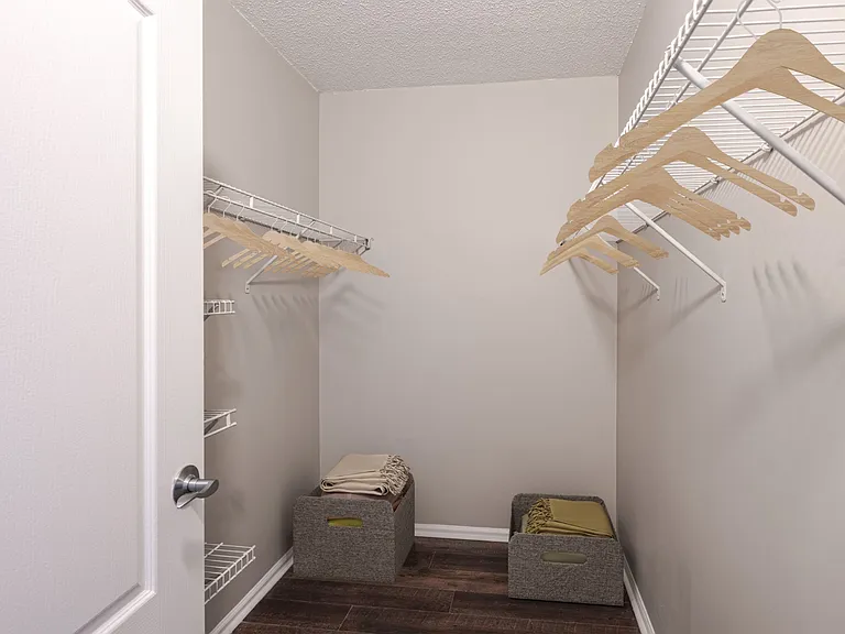 Spacious Closet at 15 Bank Apartments in White Plains, NY 10606