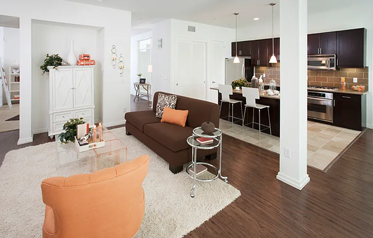 Living Room + Kitchen