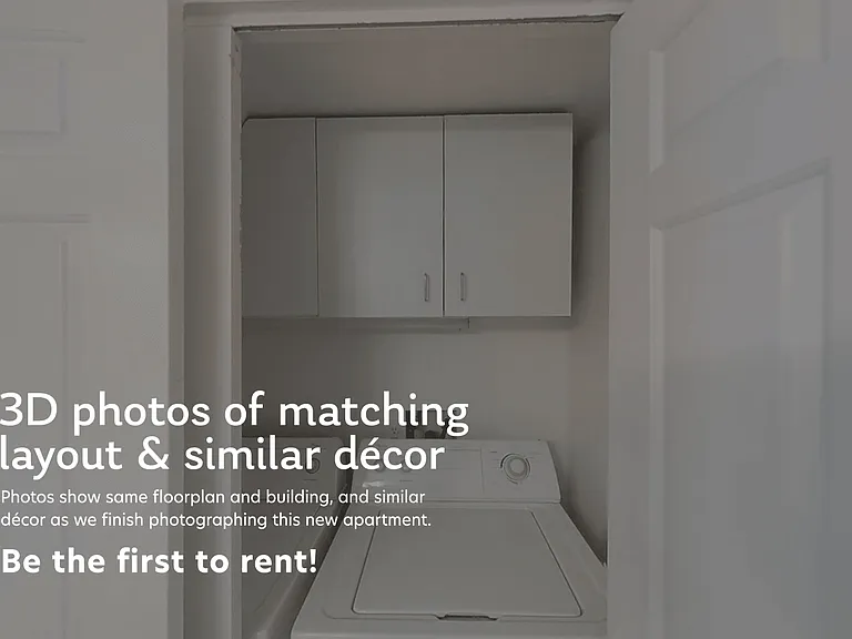 Washer in Apartment