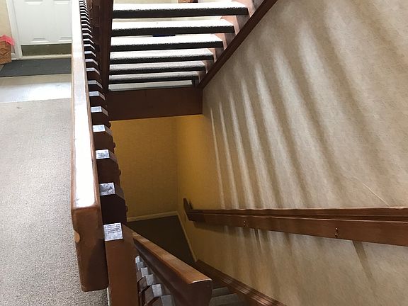 Stairs leading to unit 