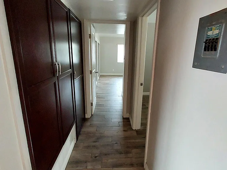 Hallway with extra storage