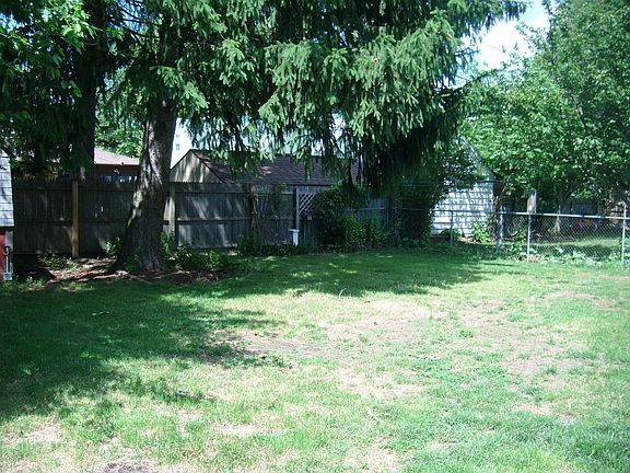 fenced in backyard