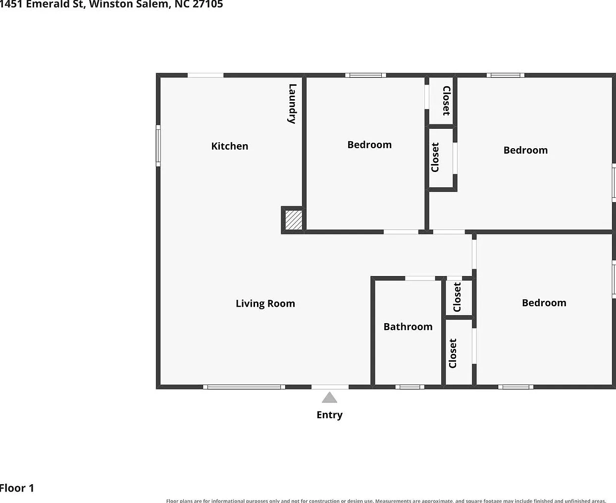 1451 Emerald St-3BR/1BA Remodeled Home! — Photo 2