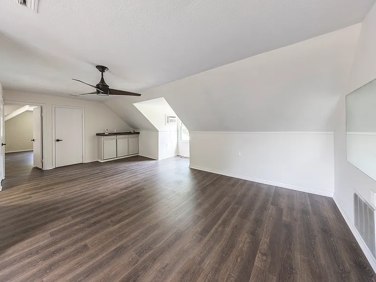 Upstairs living area