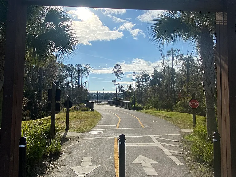 Twenty Mile Community access to St Johns County School via bike path / golf cart.