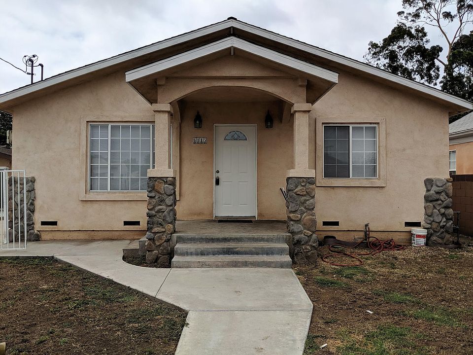 front of the house