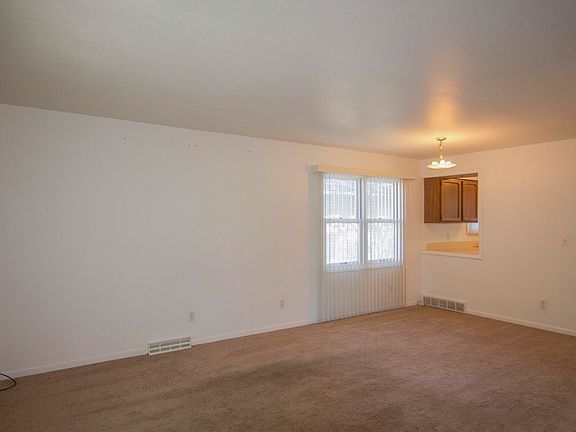 Dining area and living room