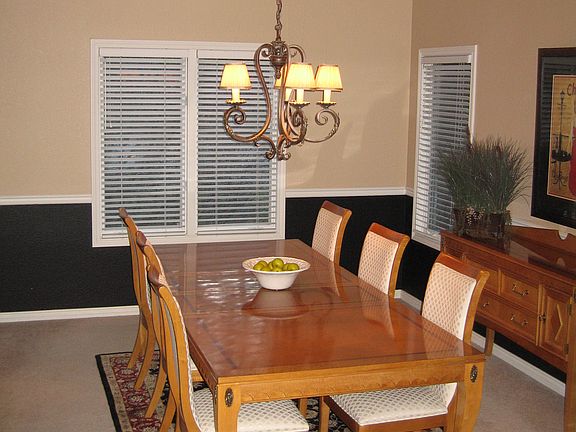 Formal dining, custom paint