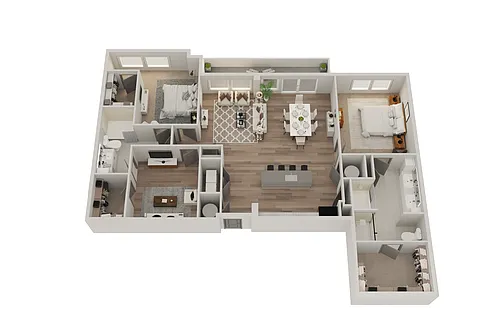 Floor plan 2B