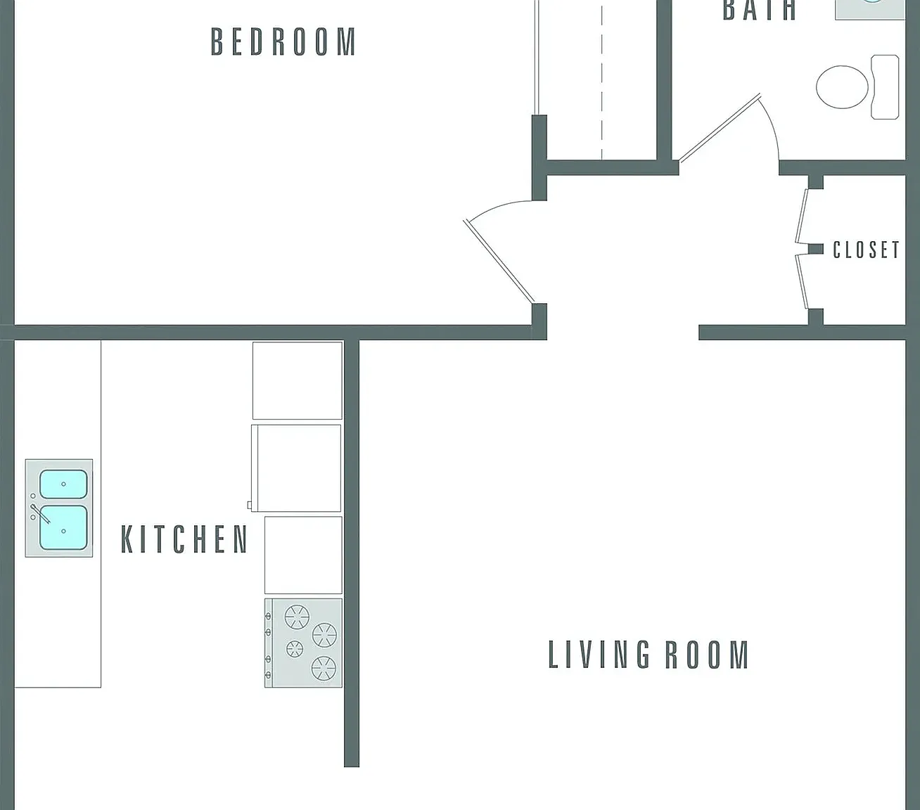 1 bed, 515 sqft, $959 — Photo 2
