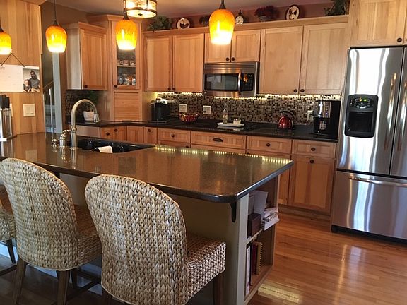 Hickory cabinets and floors