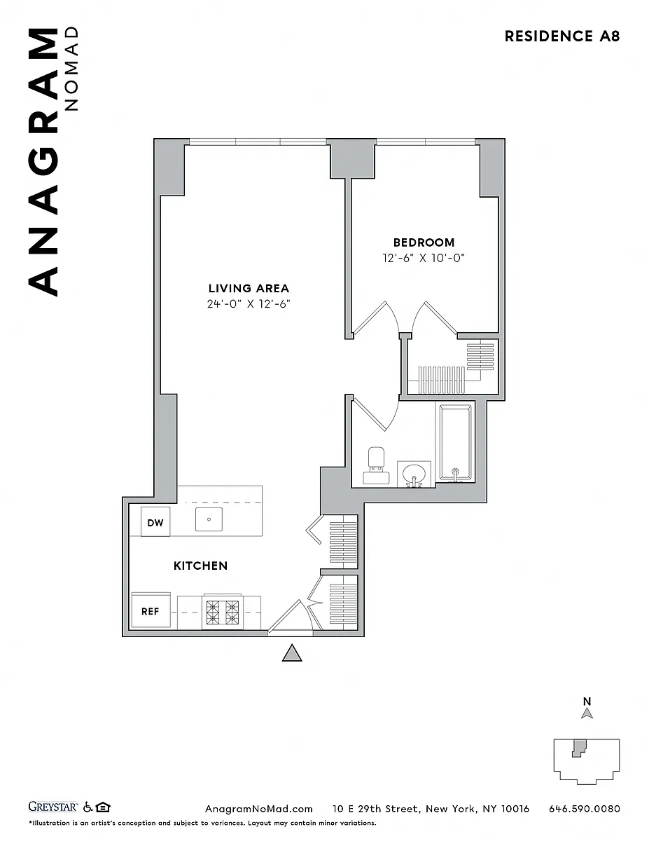 Floor plan A8